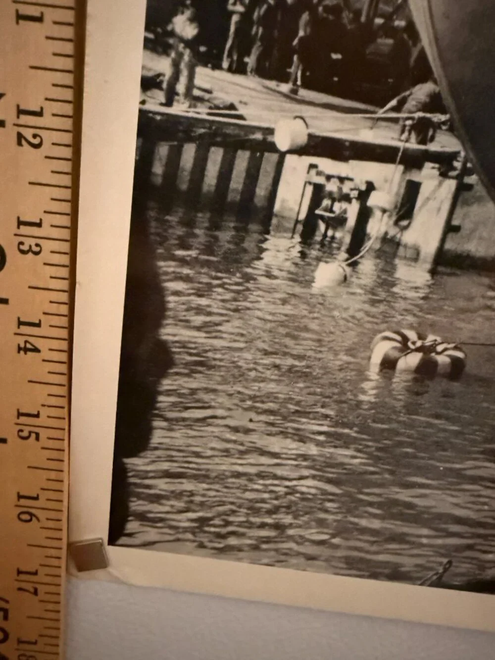VTG Hercules H-4 Flying Boat Information Howard Hughes  B/W photo poster